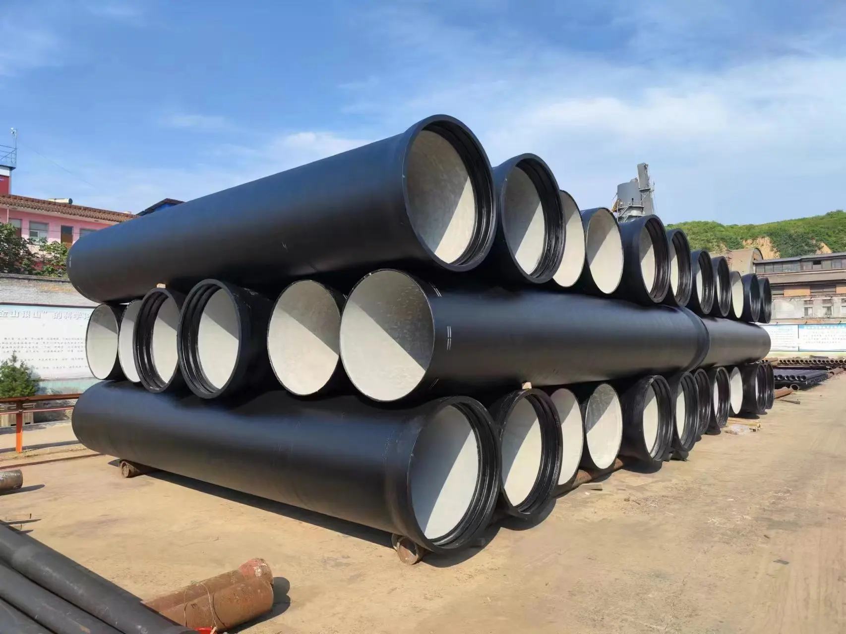 Custom Ductile Iron Pipe Dn100 150 200k9 Cast Iron Pipe Water Supply And Sewage Pipe Fittings