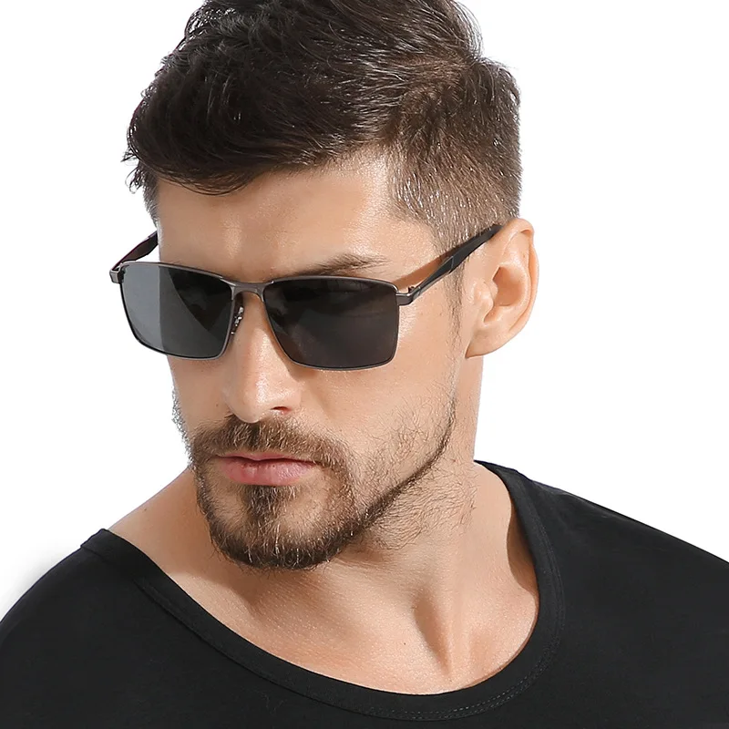 MS JM0003 Stock Latest Men metal Polarized Glasses UV400 TR90 Driving fishing Sunglasses Manufacturers In China