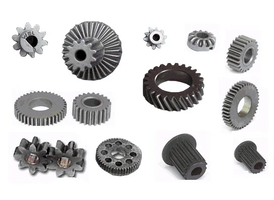 Powder metallurgy parts pinion gears metal gears carbon steel gears used in power tool
