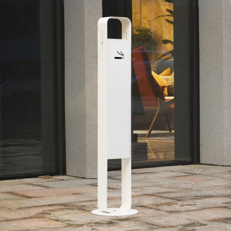 Standing cigarette ashtray Cigarette Butt Disposal Commercial Cigar AshTray Outdoor smoking Area large capacity Windproof