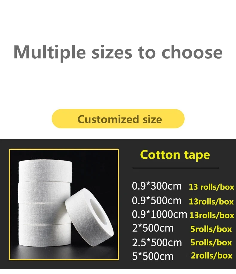 Medical Adhesive Tape PE Breathable Perforate Tape Waterproof Non-woven Surgical Paper Tape CE Resistance Band Cellotape DMT