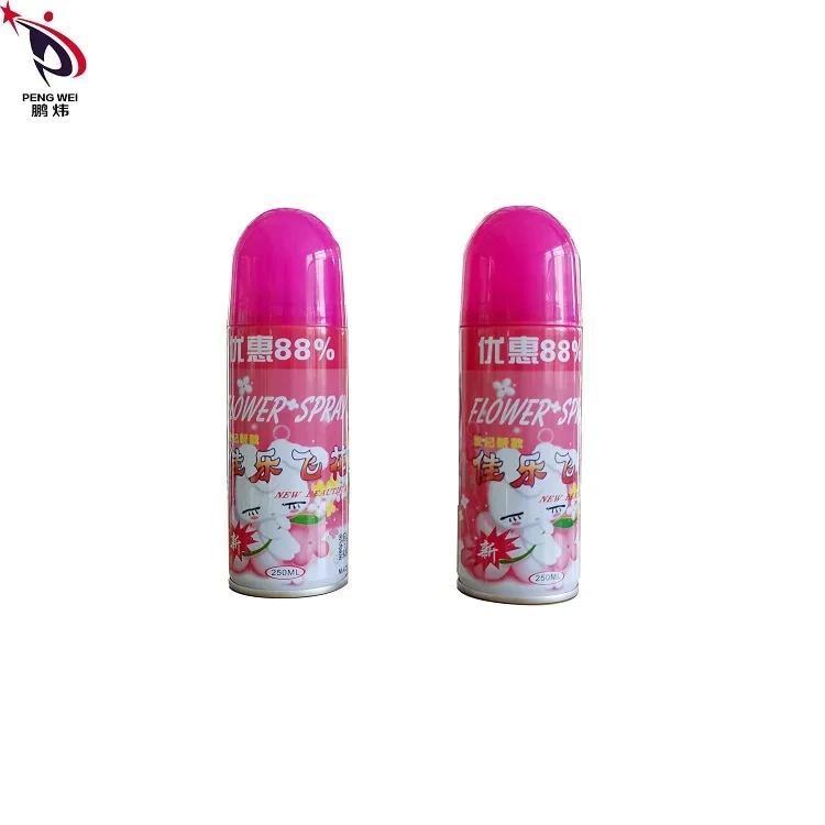 Wholesale Jiale Party Wedding Decoration Floral Spray Color Aerosol Fly