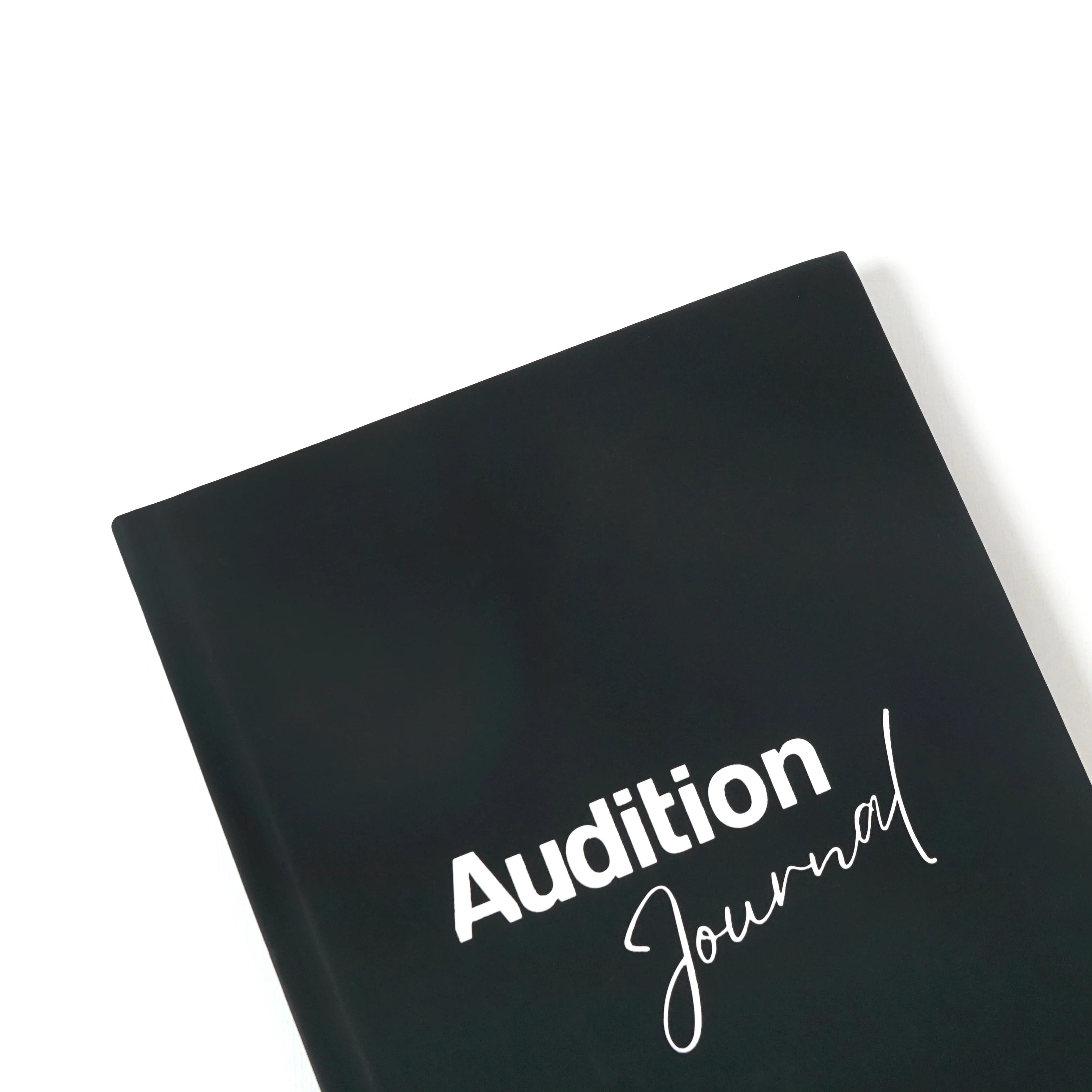 Custom Printing Reflection Journal Diary Notebook Black Leather Daily Planner Monthly Self Care Wellness Hardcover Workbook