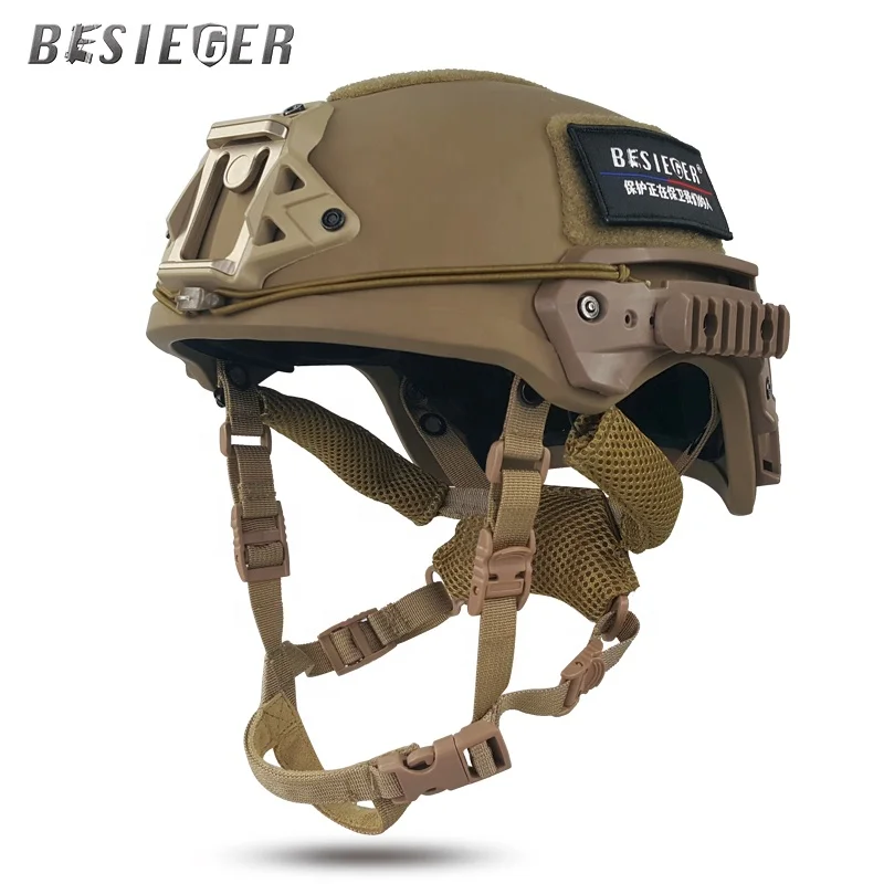 
 Конструкция дуги легкий пуленепробиваемый шлем военный Пуленепробиваемый Шлем NIJ IIIA PE Венди Тактический пуленепробиваемый шлем  