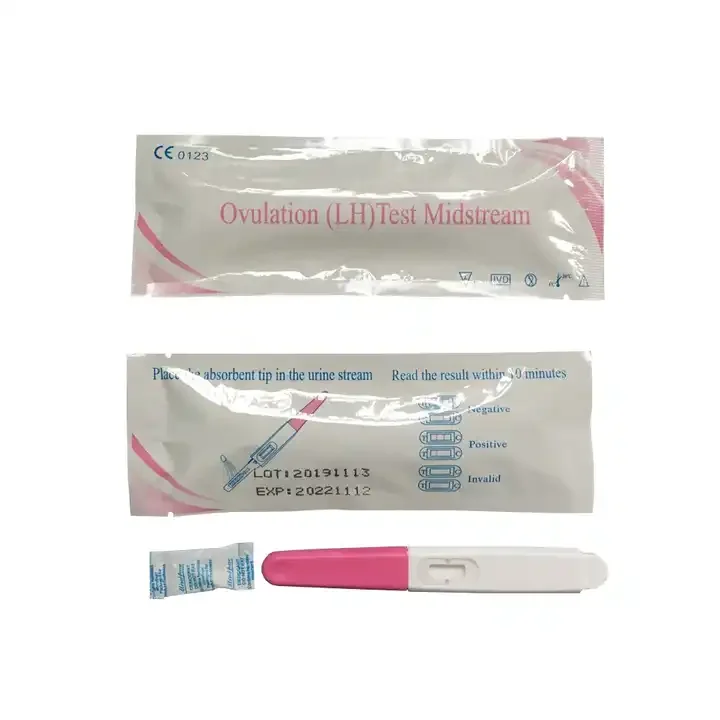 Free shipping one step self testing rapid diagnostic oem ovulation digital LH test MIDSTREAM kits