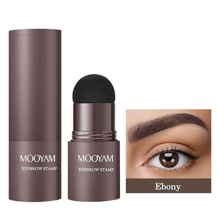 Private Label Maquillage Cosmetics Eye Brow Stencil And Stamp Kit Shaping Long Lasting Waterproof Eyebrow Powder Stamp