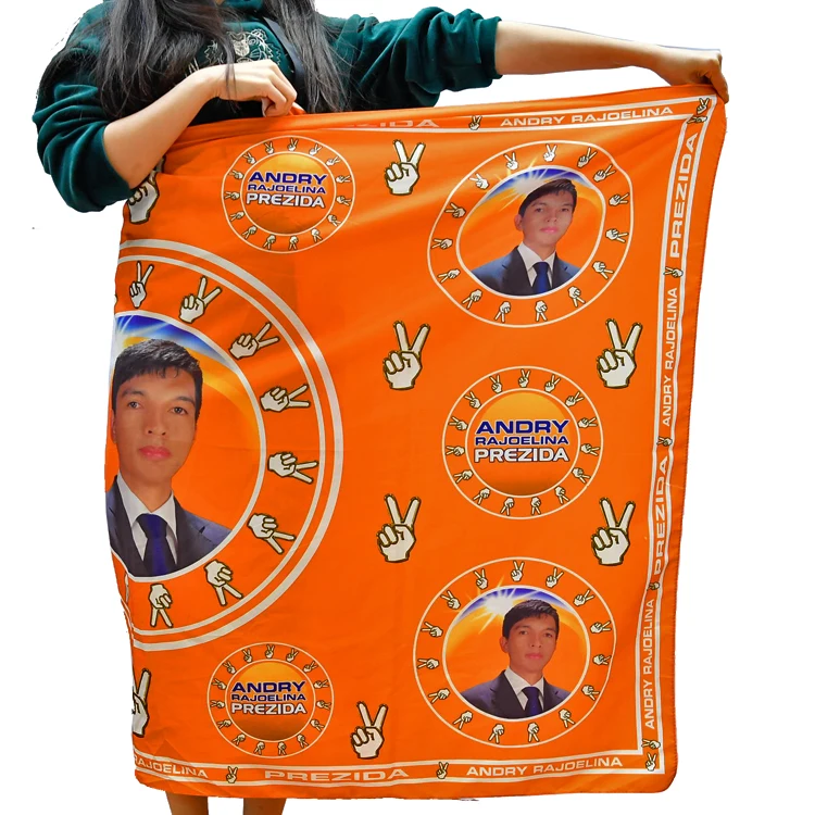 Wholesale lace african election print wax fabric for kangas