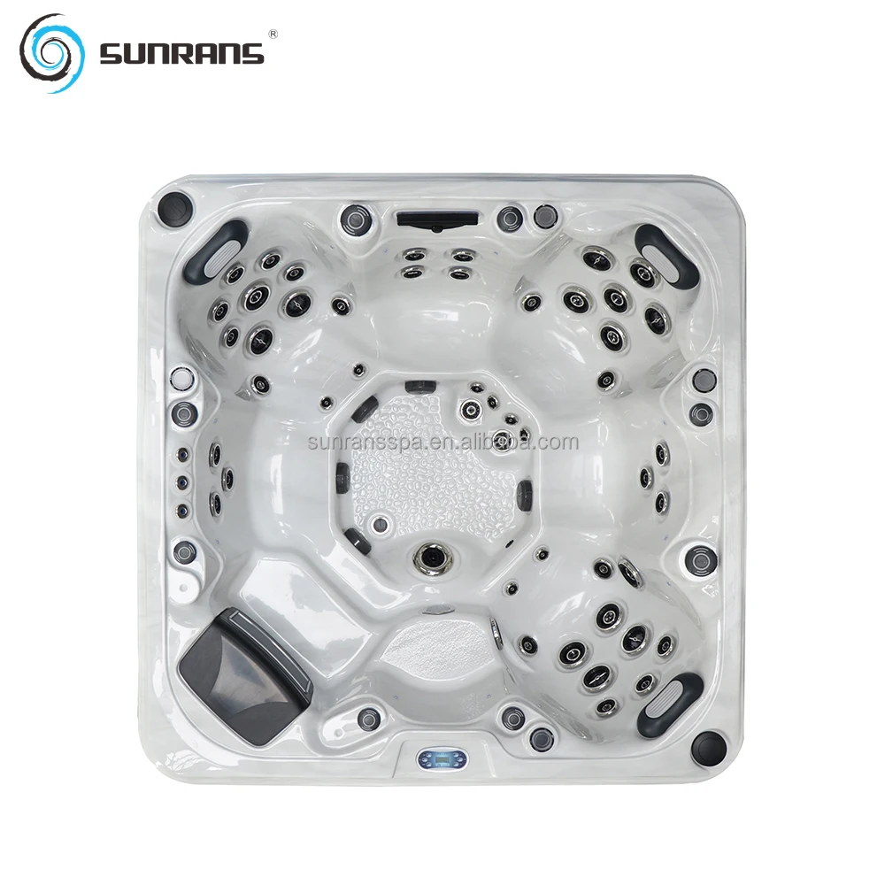 Sunrans Balboa System 6 человек гидромассажная Ванна спа-салон с 50-струйным массажем джакузи всплывающим динамиком