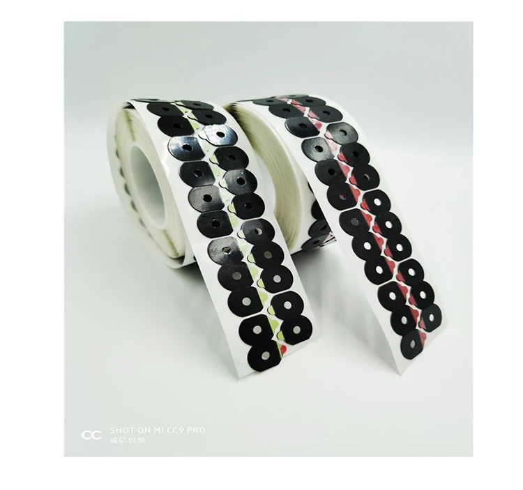 Production of 20mm*27mm optic lens blocking pads, customizable lens pads and lens anti slip sticker