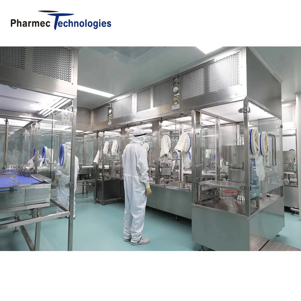Pharmaceutical Automatic Sterile Powder Vial Filling and Capping Machine