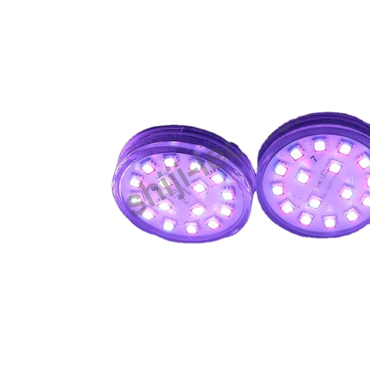 16leds rgb automic control  pixel led ws2811 24v light rohs 60mm pixel auto led light