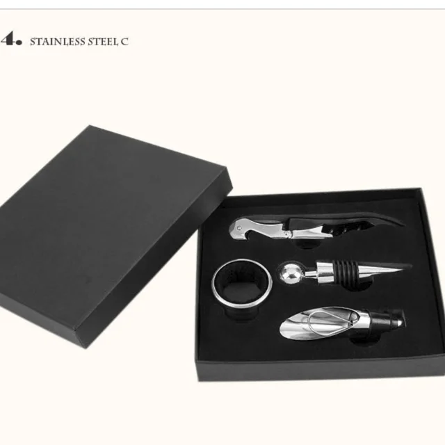
High quality stainless steel wine opener accessories set 