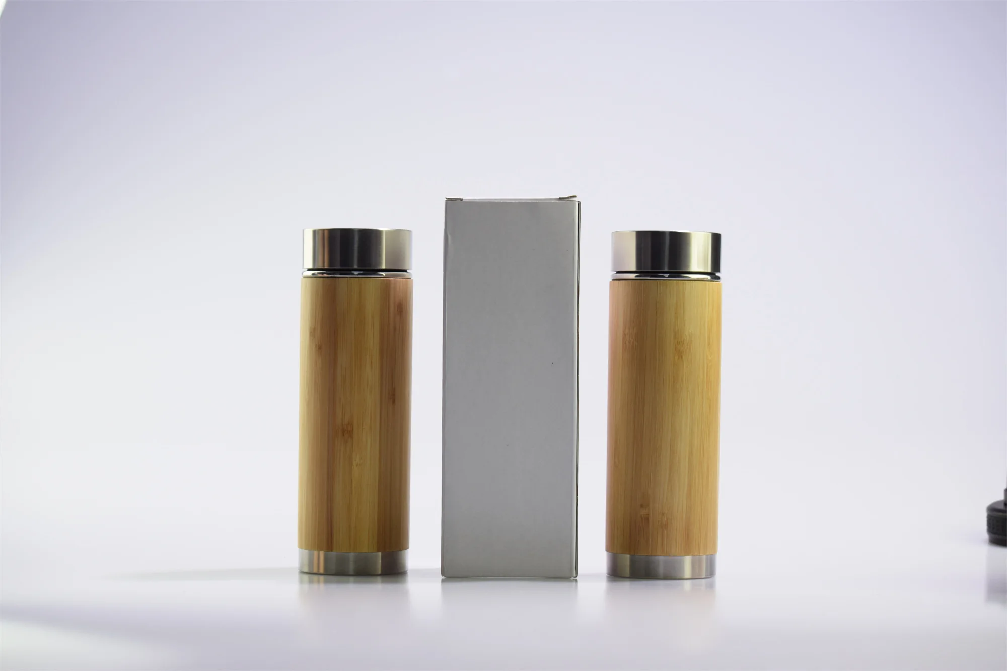 High Quality New Design Inner Stainless Steel Bamboo Tumbler for Loose Leaf Tea