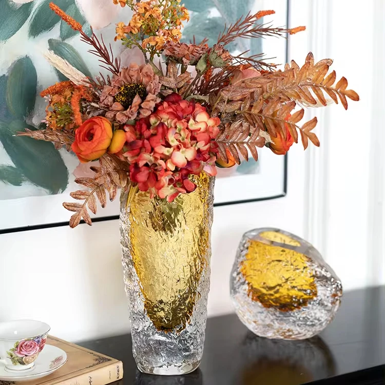 Murano Glass Vase Hotel High end Decoration Villa Art Original Design Original Color Material Handmade Glass Italian Products