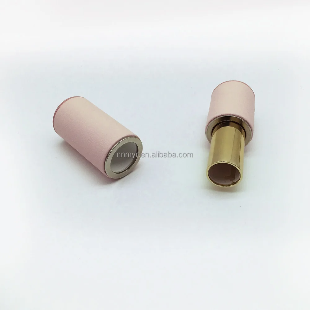 New 2024 Hot Selling Luxury Leather Magnetic Lipstick Tube 3.5g Limited Edition Leather Lipstick Tube Tax Free Shipping