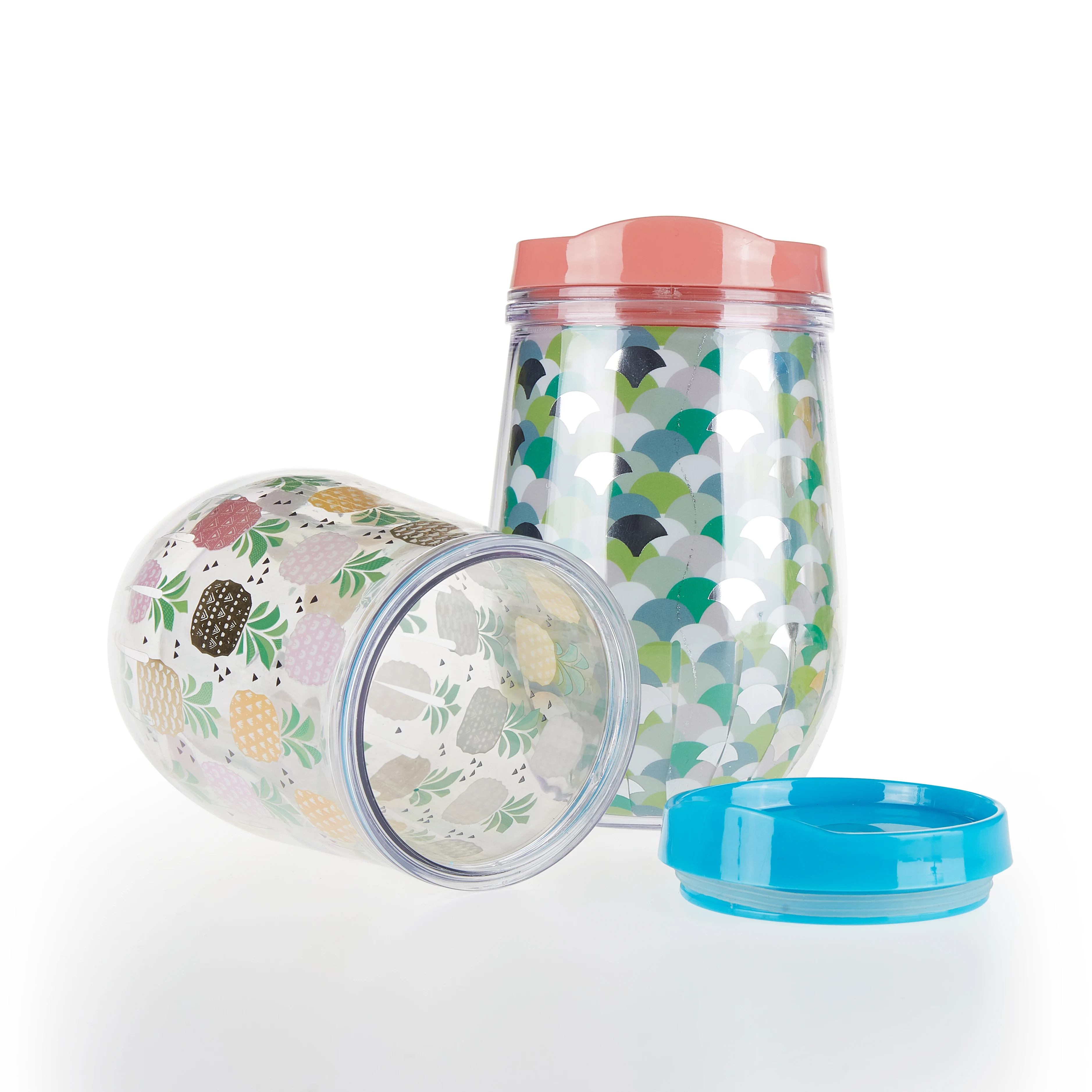 10oz Eggshell Cup Double Wall  Tritan Water BPA Free Water Bottle 400ml U-shaped Big Belly Red Wine Cup Tumbler Coffee mug