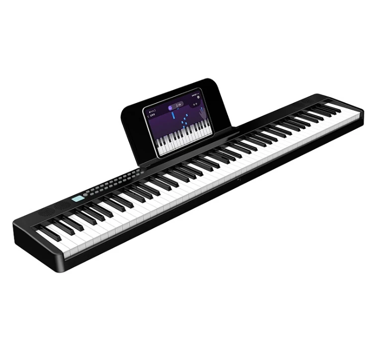 Portable 88-key electronic piano for Kids Beginners Keyboard Instrument Made of Durable Plastic Factory Supports speakers