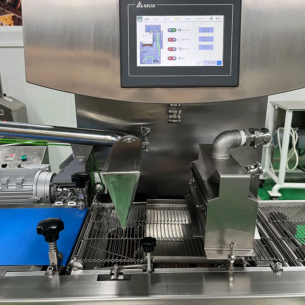 LST batch tempering machine 25/60/100L  high quality  chocolate tempering machine with customize dosing plate for sale