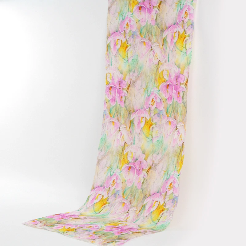 Safa Textile  Custom Digital Print Cloth Rayon Viscose  Fabric for Women Garment