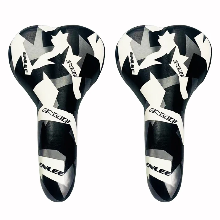 Модное велосипедное седло Enlee из искусственной кожи, удобное велосипедное седло