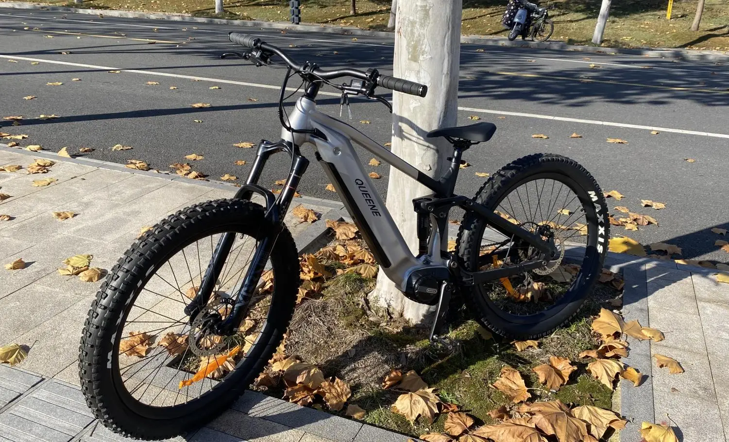 QUEENE 750w G510 Mid Drive Motor Fat Bike 26X4.0 Ebike 1000w Bafang M620 Full Suspens Ebike Electric Mountain Bike