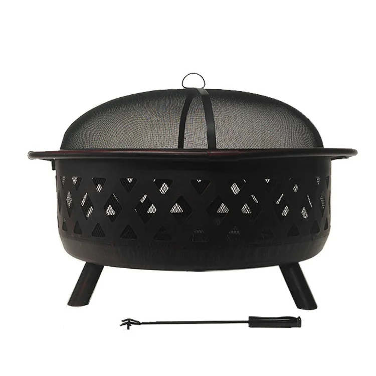 USA hot sale 36inch big fire pit with weave design