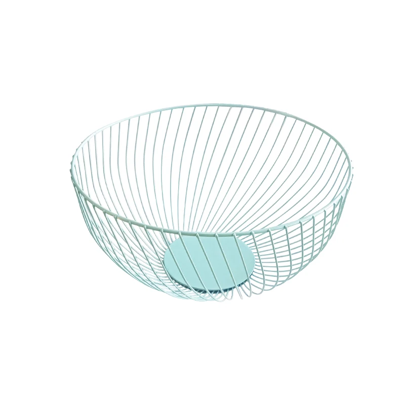 Простая Однослойная корзина для хранения фруктов в скандинавском стиле, бытовой кухонный Органайзер