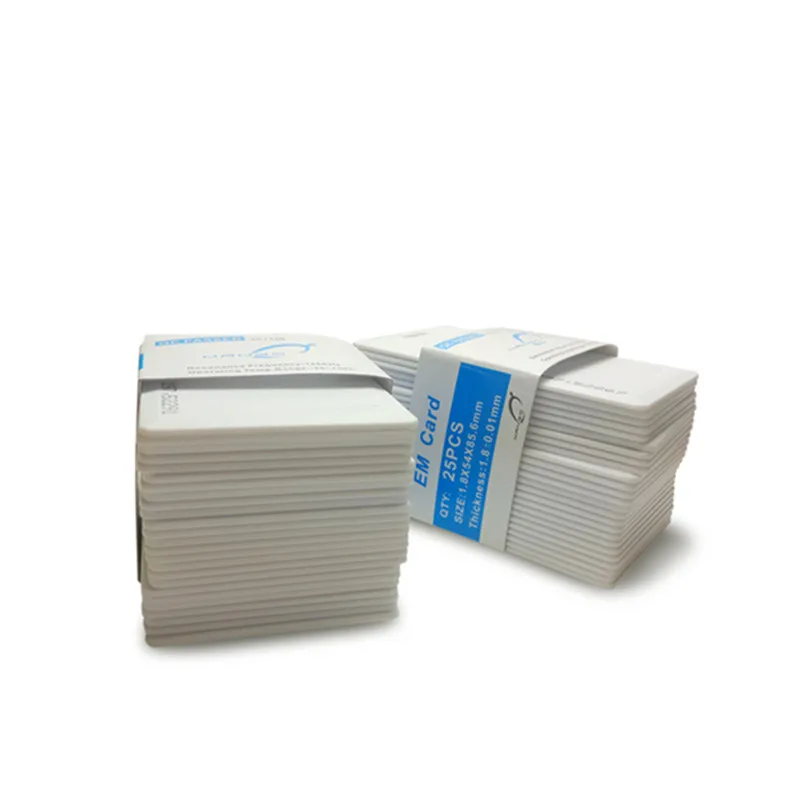 1.8mm thickness 125khz t5577 clamshell card