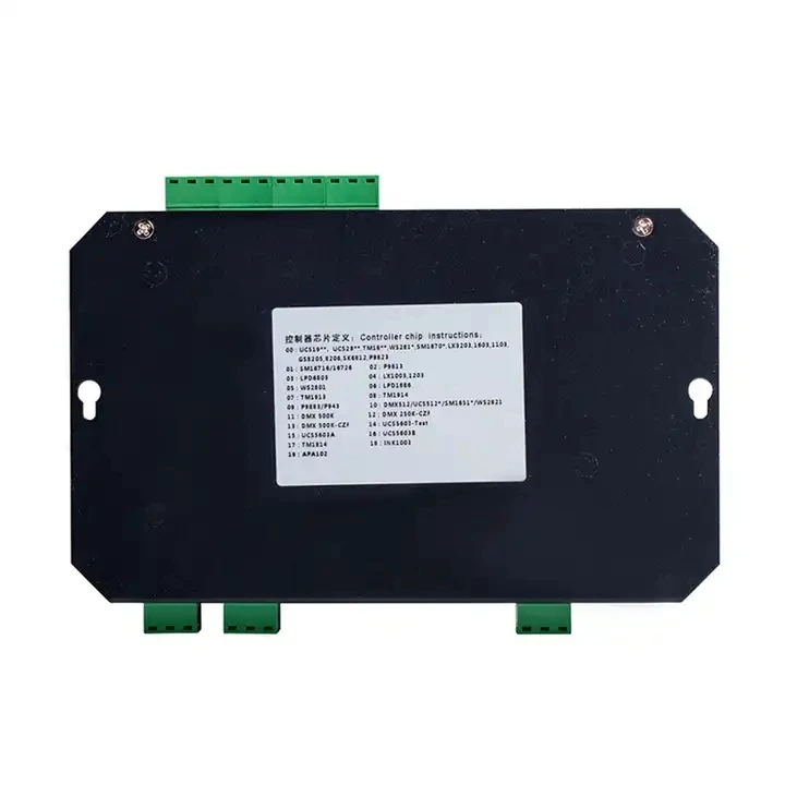 K-4000C SD Card Pixel LED Controller Original ws2812 , SPI/DMX DC5V/DC12-24V programmable dmx led light controller