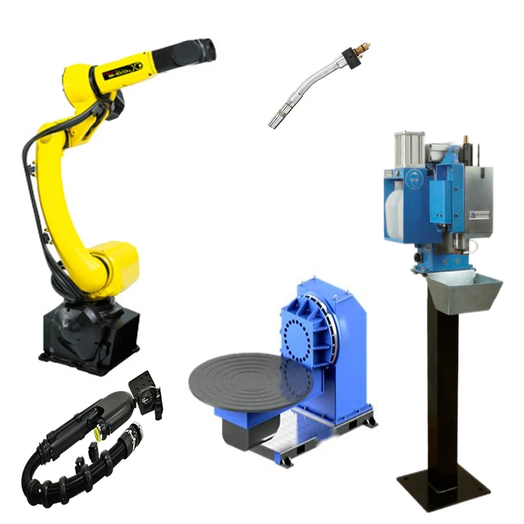 Fanuc M-20iD/12L ARC Welding Robot With 500A Water Cooled Welding Machine MIG MAG Welding
