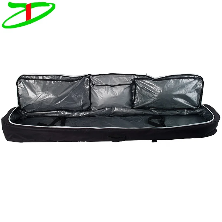 180cm long padded carry bag equipment carrier polyester waterproof ski snowboard bag