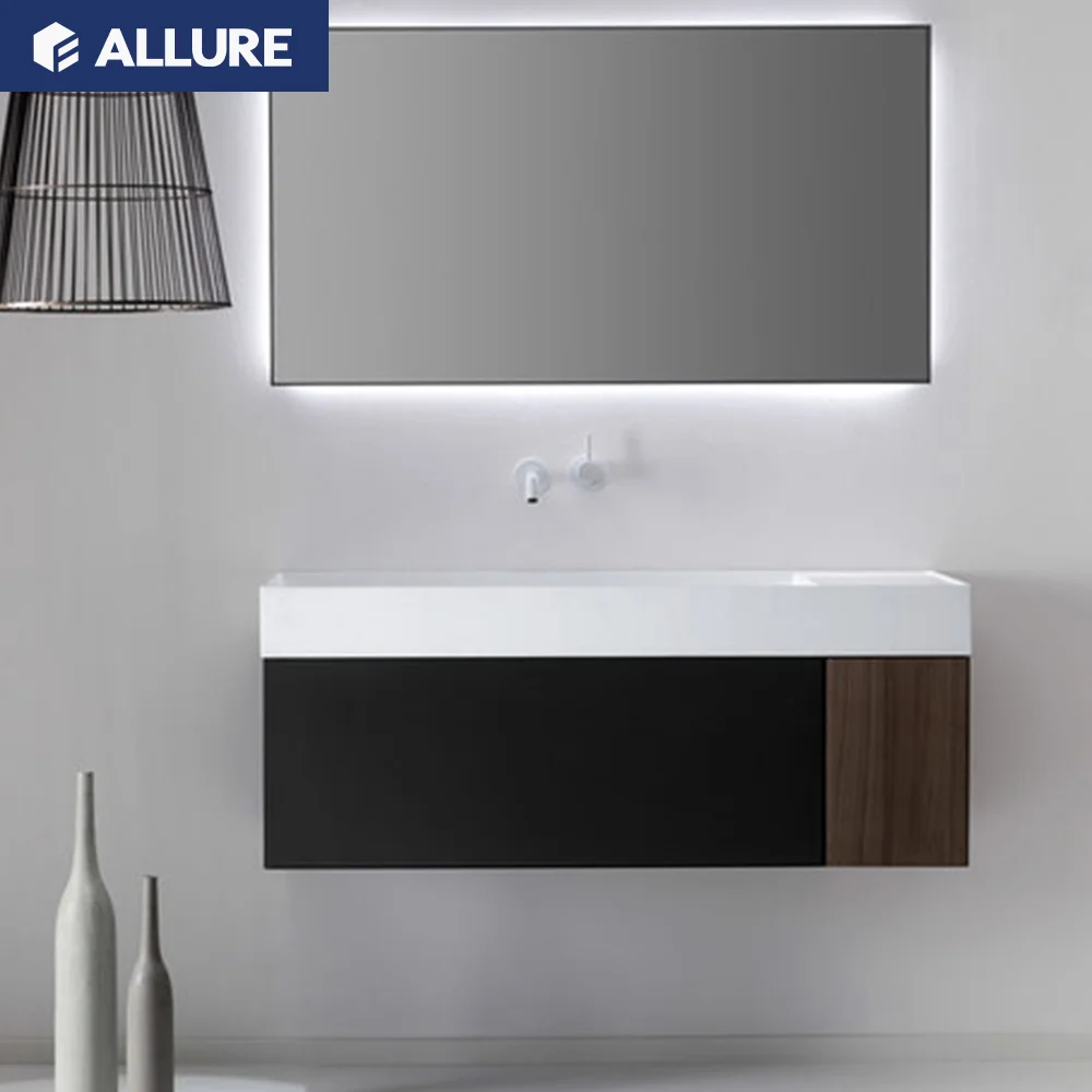 Allure powder room unassembled unique floating discontinued closeout bathroom vanities