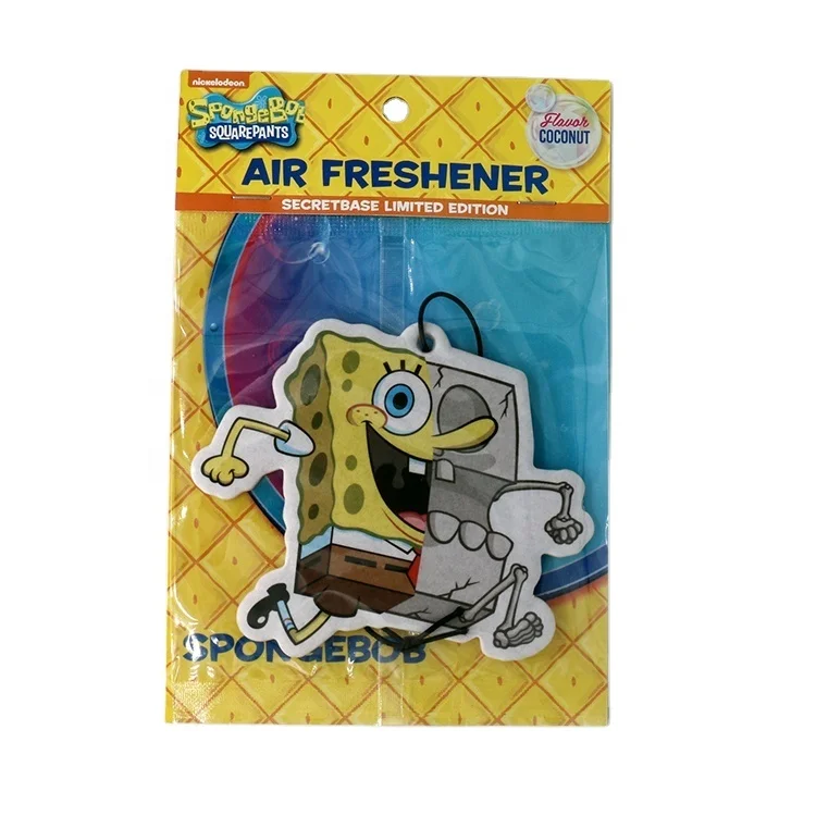 100% Cotton Paper Factory Price Fashionable Car Perfume Air Freshener Packed With Polybag
