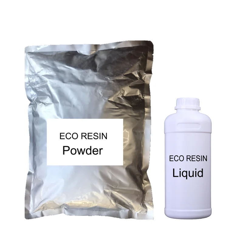 Powder Eco DIY Resin (Jesmonite alternative) 3.5kg 2 part kit (2.5:1 ratio), Fast cure 1hour, (1L Liquid, 2.5Kg powder) Odorless
