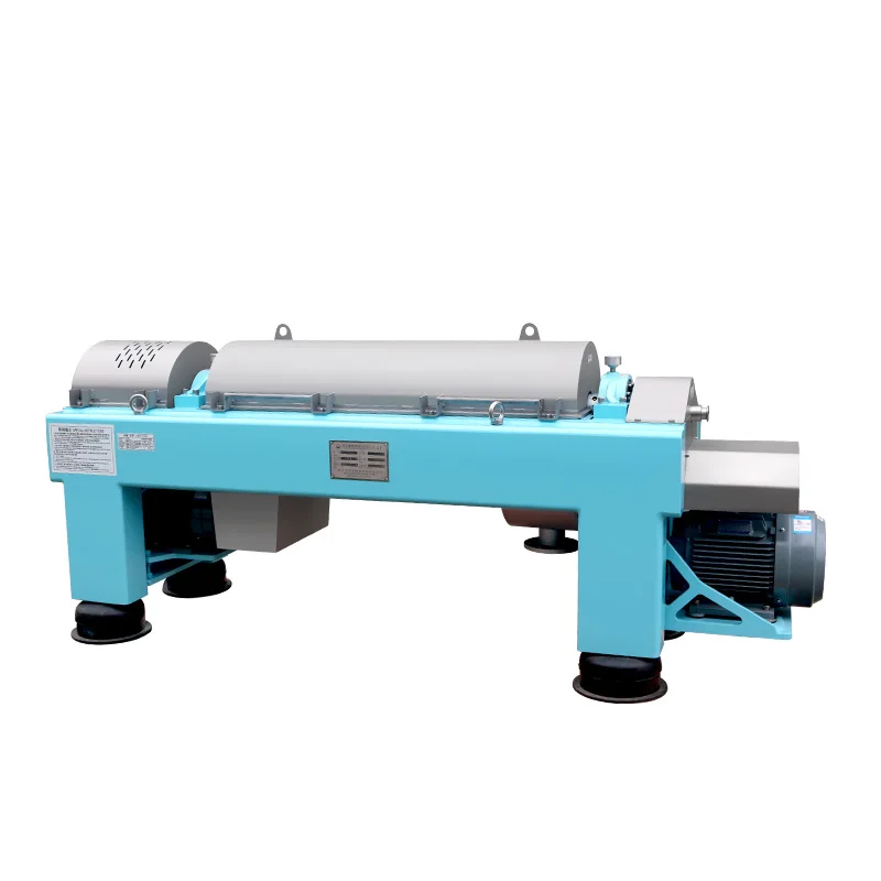 Decanter centrifuge for maize starch process
