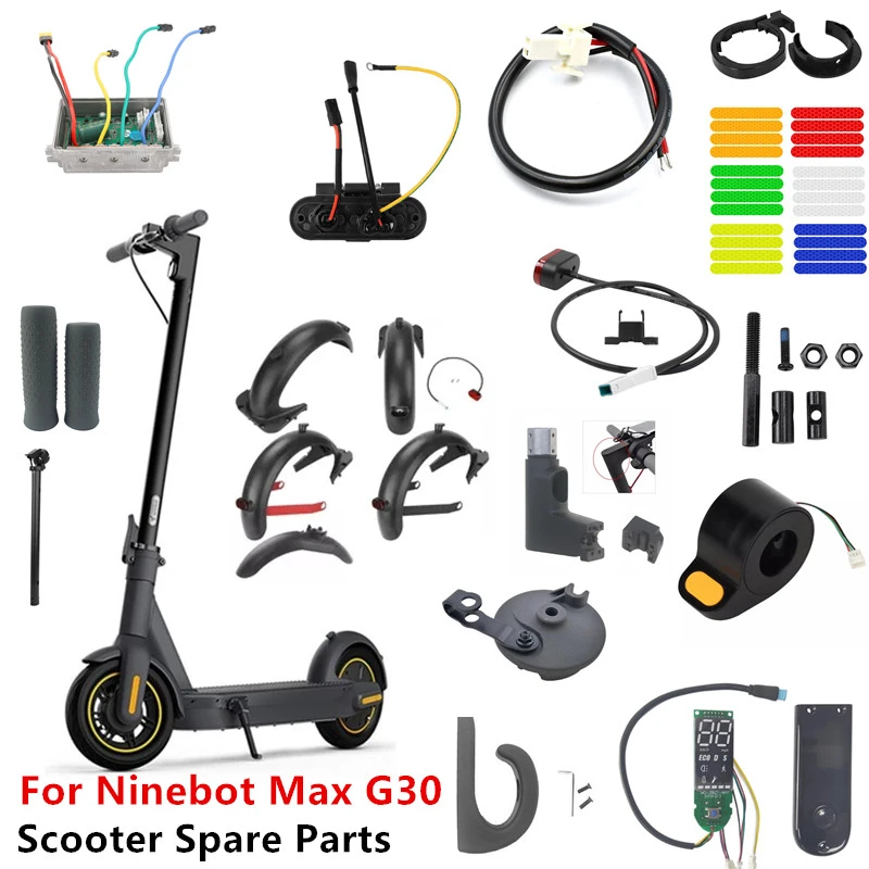 Electric Scooter Accessories For Ninebot Max G30 Front and Rear Mudguard Rear Fender Support Various Parts For Ninebot max g30