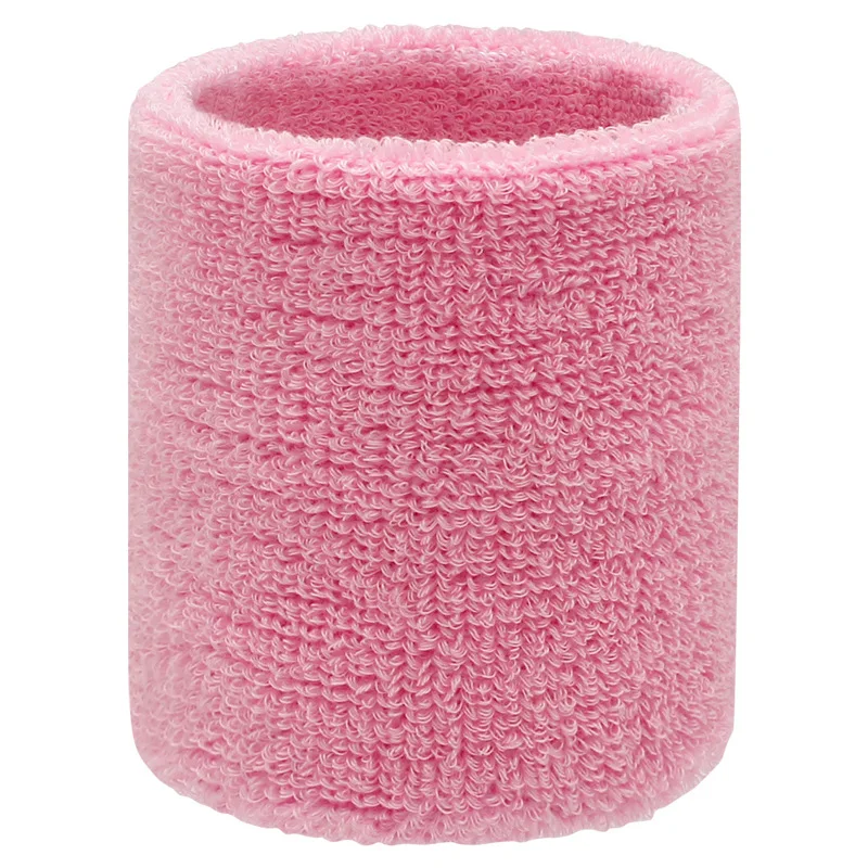 Wholesale YangZhou Polyester Wristband Cotton Wristband Headband Gym with logo Custom Wristband for Sports