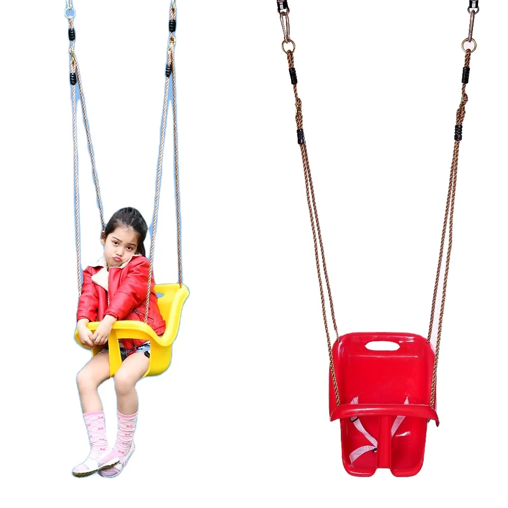 Playground Accessories Baby Garden wrought indoor hanging Children Baby swing chair set for sale