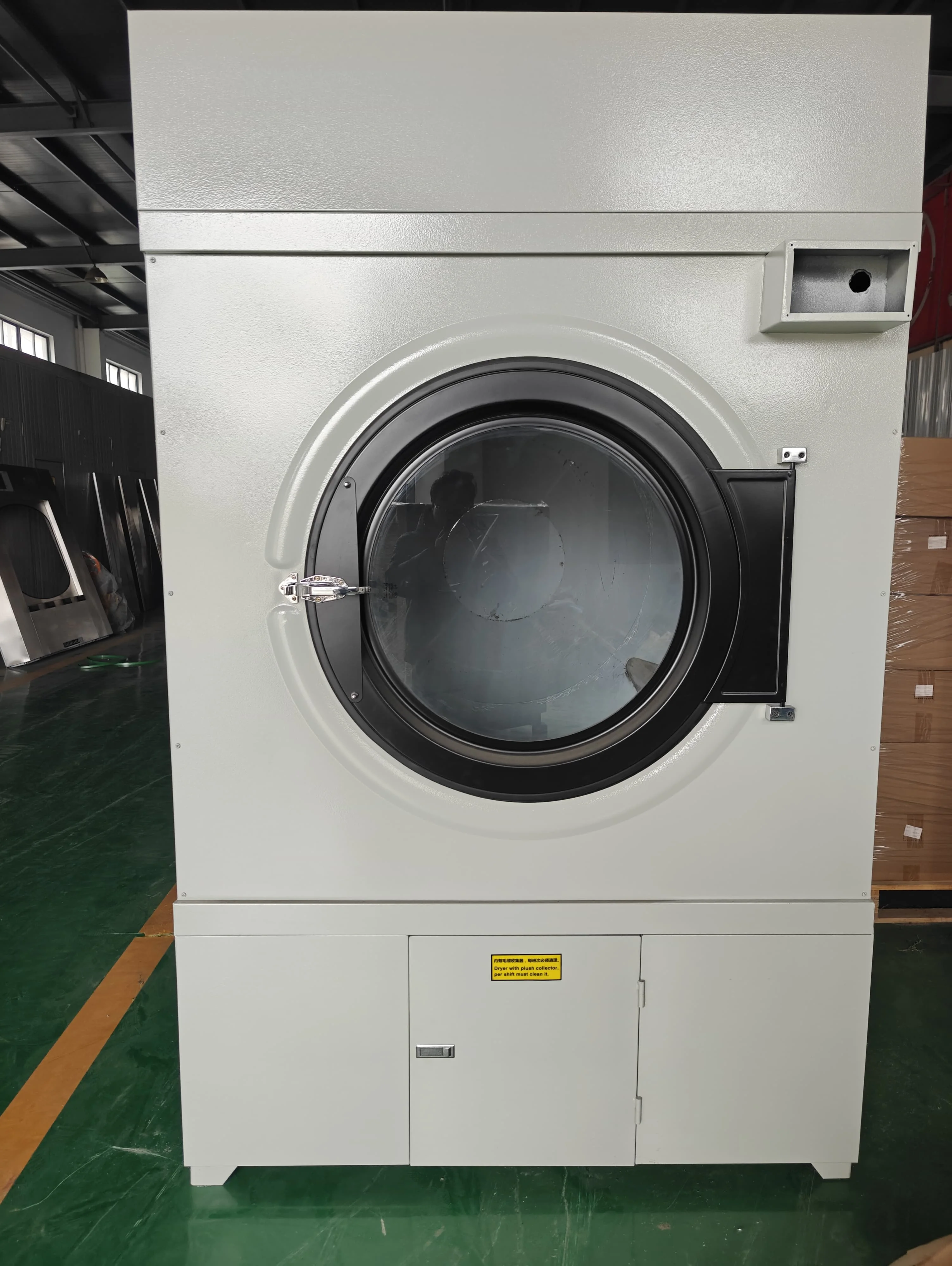 Commercial Lar Capacity Drum Dryer Multifunctional Electric Textile Dryer Timed Settings New Condition Motor Core Included