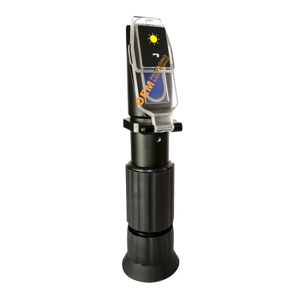 0-10% Portable Manually Chart  Brix Refractometer Price with LED light