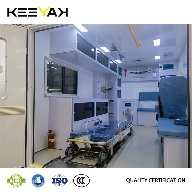 Brand New IVECO 4*4 Patients Emergency Rescue Ambulance Ambulance Monitoring Vehicle Mobile Medical Ambulance Vehicle for Sale