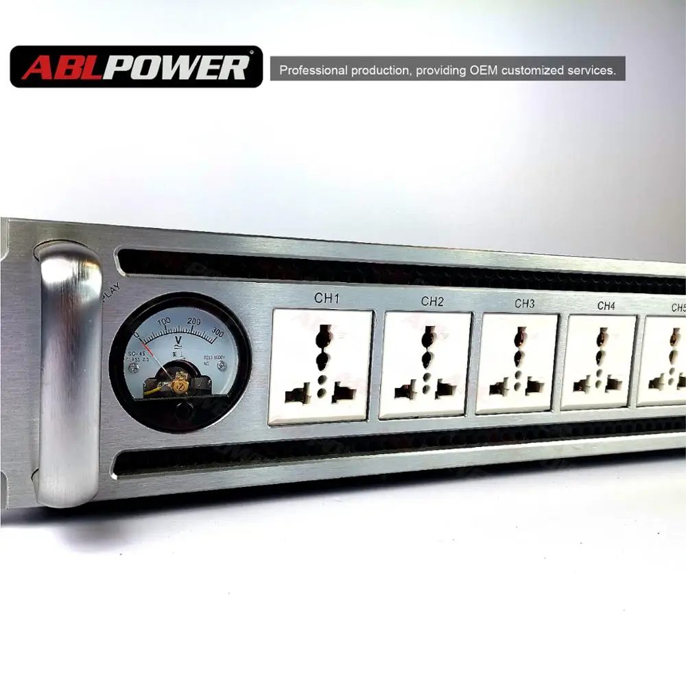 High power sequence box sound system dj equipment power supply sequencer 13 channels