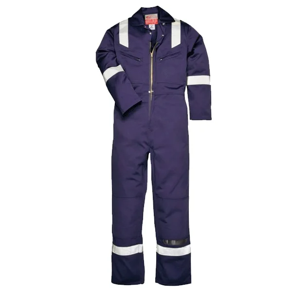 Wholesale multiple color polyester/cotton overalls fire retardant workwear work industry construction workwear overall