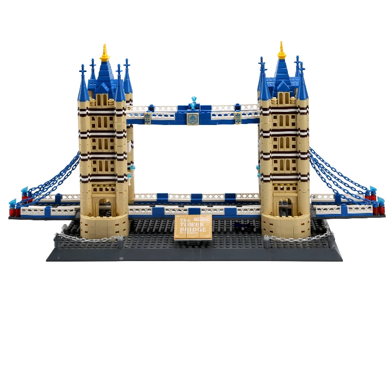 5215 популярная архитектура Лондонский башенный мост 1031 шт. MOC-головоломка набор строительных блоков детские развивающие игрушки подарки