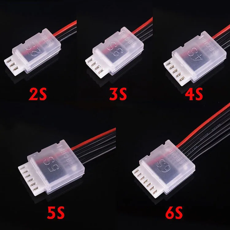 AB Clip Buckle 2S 3S 4S 5S 6S JST-XH Battery Balance Head Plug Lipo Battery Protection Connector