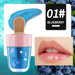 Glitter Cute Ice Cream Lip Gloss SeaWorld Pearlescent Moisturizing Lip Glaze Lip Gloss no logo