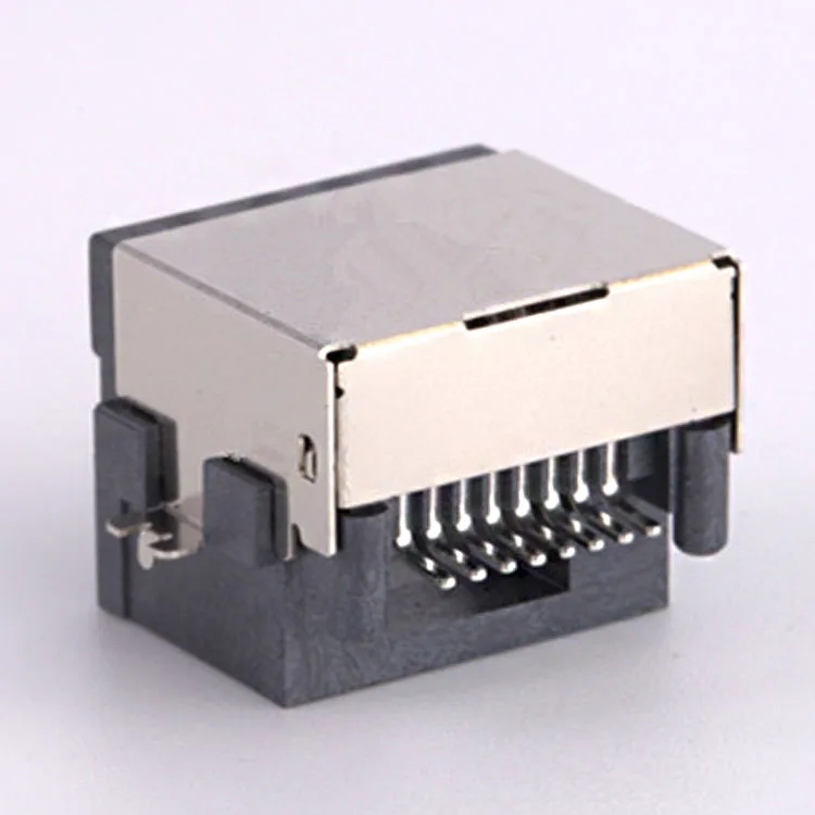 Factory Price Sinking Mount Connector Rj45 Cat7 Rj-Cb4.2Gyzn Cat.6 8 P8C SMT Female Metal Shielded Dip Low Profile Rj45 Jack