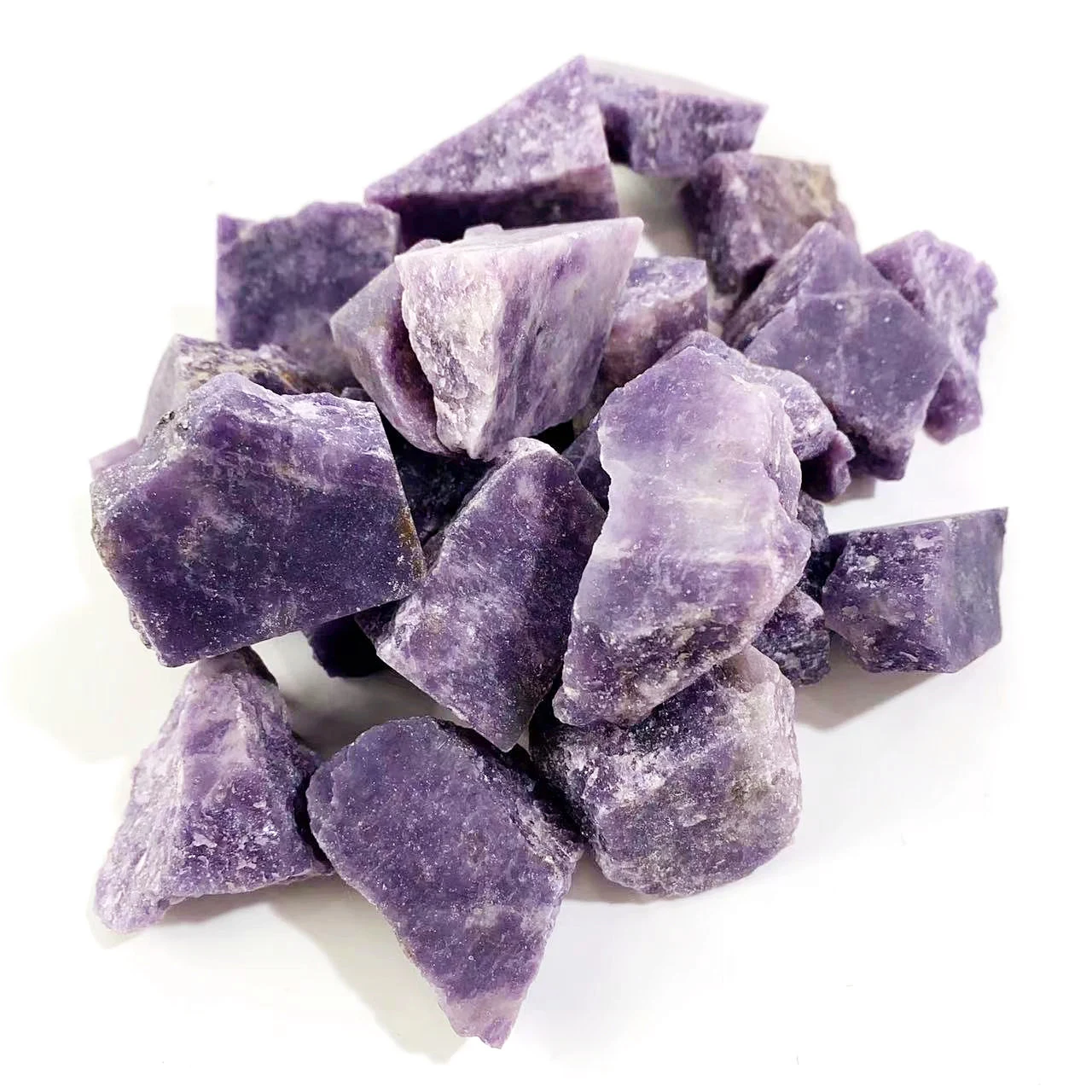 Natural Crystal Healing Stone Energy Mineral Rough Purple Mica Raw Stone