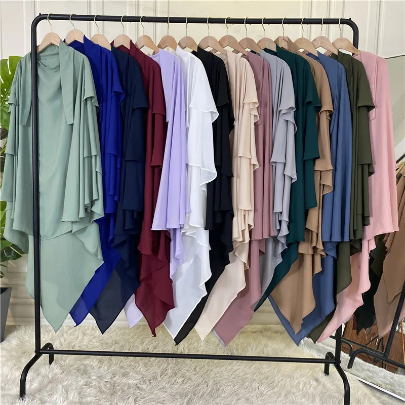 Оптовая продажа Премиум хиджаб Khimar Малайзия Женский шарфы