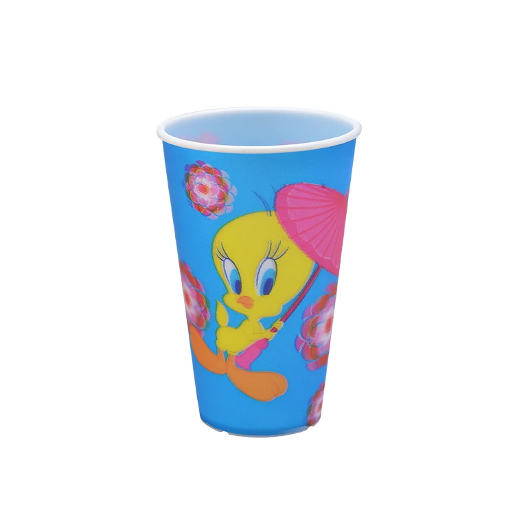 
Custom logo 350ml 3D lenticular drinking cute reusable coffee cups 